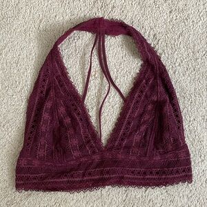 Red Lace Bra Bandeau